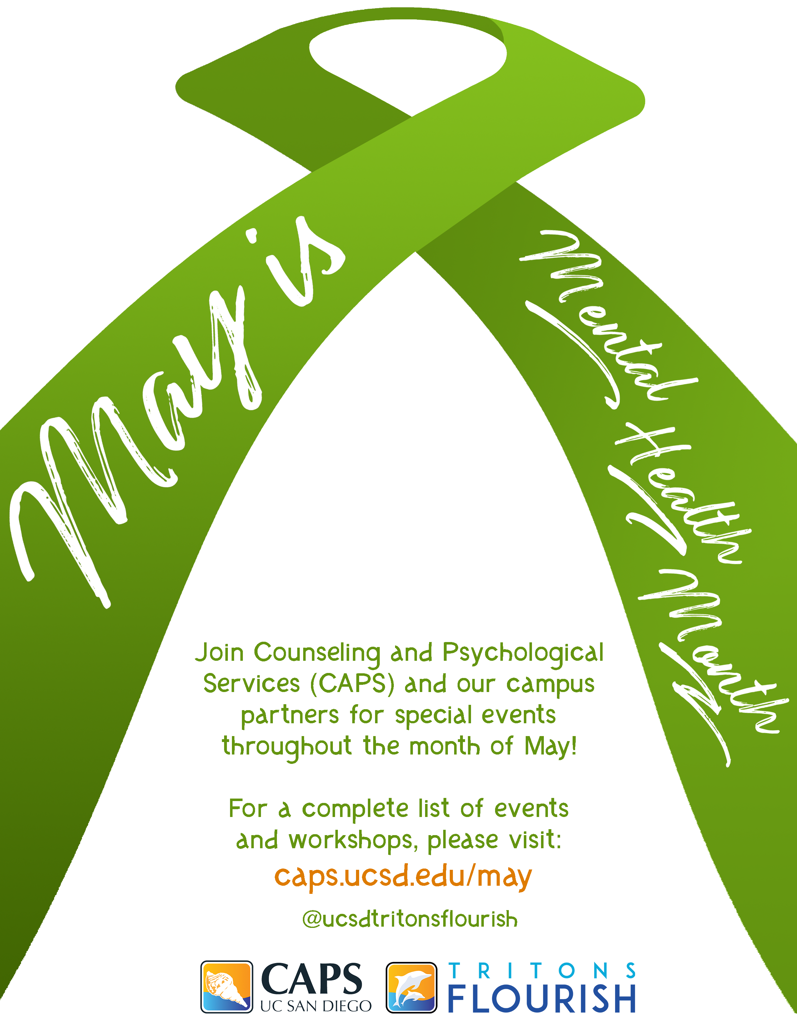 May is Mental Health Month flyer